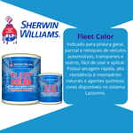 TINTA/BASE PU VERMELHO ESCURO FC-634 FLEET COLOR 3,6L SW