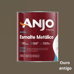 TINTA ESMALTE METÁLICO OURO ANTIGO 900ml ANJO
