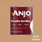 TINTA ESMALTE METÁLICO OURO TALISMA 900ml ANJO