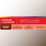 TINTA ESMALTE FUTURIT TABACO 3,6 LITROS