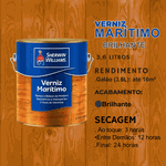 Verniz Maritimo INCOLOR Brilhante 3,6L SHERWIN WILLIAMS