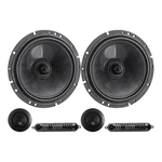 Kit Duas Vias 6' Bravox 130w Rms Cs60bk Crossover E Tweeter