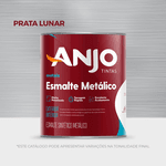 TINTA ESMALTE METÁLICO PRATA LUNAR 3,6L ANJO 