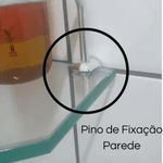 PORTA SHAMPOO DE CANTO SEXTAVADO VIODRO INCOLOR 25X25 BALIBOX