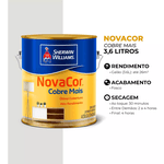 TINTA LÁTEX GELO 3,6L NOVACOR COBRE MAIS SW