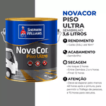 TINTA P/ PISO CINZA CHUMBO 3,6L NOVACOR PISO ULTRA SW