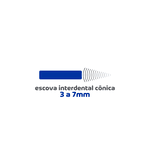Escova Interdental Cônica 3 a 7mm