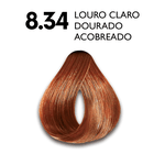 Kit Color Pratic 8.34 Louro Claro Dourado Acobreado