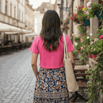 Camiseta Cropped Feminina Algodão Premium Conforto e Estilo Moderno - Rosa