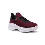 Tênis meia Feminino bordô Yasmim