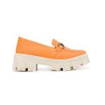 Mocassim Karla Feminino Laranja 