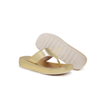 Sandália Flatform Feminina Bia Dourada