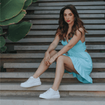 Tênis Hello Feminino Strass Branco