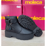 BOTA FEMININA MOLECA C/ ZÍPER 5351-103 PLATAFORMA LANÇAMENTO