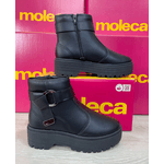 BOTA FEMININA MOLECA C/ ZÍPER 5351-103 PLATAFORMA LANÇAMENTO