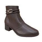BOTA FEMININA MOLECA CAFÉ 5346.102 LANÇAMENTO