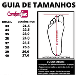 TAMANCO FEMININO ANABELA COMFORTFLEX FASCITE PLANTAR ESPORÃO CONFORTÁVEL