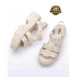 SANDÁLIA MELISSA ELLA PLATFORM LEVE E MACIA ORIGINAL - BEGE