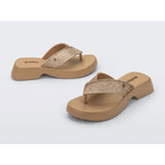 CHINELO MELISSA FLATFORM M-LOVER GLITTER 38065 LANÇAMENTO