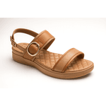 SANDÁLIA CASUAL FEMININA ANABELA COMFORTFLEX 25-4230 FECHO FIVELA CONFORTO