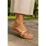 SANDÁLIA FEMININA RASTEIRA COMFORTFLEX 23-71404 BRILHO LANÇAMENTO