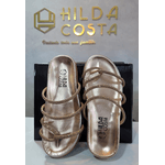 PAPETE FEMININA DOURADA C STRASS LANÇAMENTO - ROSE
