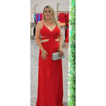 VESTIDO RAFA MIDI LONGO - Vermelho