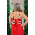 VESTIDO RAFA MIDI LONGO - Vermelho