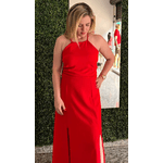 VESTIDO JASMINE MIDI LONGO - Vermelho