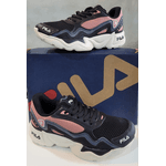 TÊNIS FEMININO FILA INTERCEPTOR SUPER CONFORTÁVEL - PRETO/ROSÊ