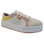 TÊNIS FEMININO MOLECA TRICOLOR - TRICOLOR