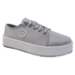 TÊNIS FEMININO MOLECA LUREX PRATA CONFORTÁVEL - PRATA