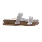 BIRKEN FEMININA C STRASS CONFORTÁVEL - PRATA