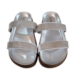 BIRKEN FEMININA C STRASS CONFORTÁVEL - PRATA