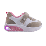 TÊNIS INFANTIL MENINA MOLEKINHA COM LUZ LANÇAMENTO - BRANCO