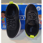 TÊNIS INFANTIL MOLEKINHO PRETO/VERDE LANÇAMENTO - Preto