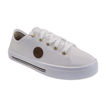 TÊNIS MOLECA FEMININO BRANCO LEVE E MACIO - BRANCO