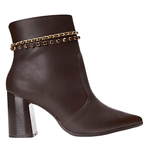 BOTA FEMININA RAMARIM CONFORTO E LEVEZA - CAFÉ