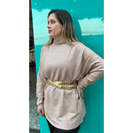 PONCHO FEMININO JÚ CONFORTÁVEL E ELEGANTE - LILAS
