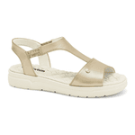  SANDÁLIA FEMININA PAPETE DOURADA COMFORTFLEX 25-42303 ORTOPÉDICA CONFORTÁVEL