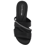 TAMANCO FEMININO COMFORTFLEX SANDÁLIA 24-57302 CONFORTÁVEL