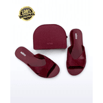 SANDÁLIA RASTEIRA MELISSA PERFECTION COM BOLSA ORIGINAL - VERMELHA