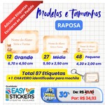 ETIQUETA ESCOLARES CUSTOMIZADA - EASY STICKERS
