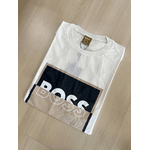 CAMISETA MC HUGO BOSS ESTAMPA SOBREPOSTA