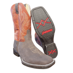 BOTA JACOMO 3161 FXD MAMUTE OIL DARK BROWN/FOSSIL VERMELHO