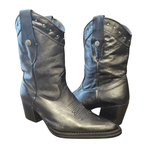 BOTA VILELA FEM. BICO FINO PRETO