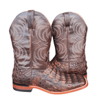 BOTA JACOMO 3172 RXDQ JACARE COSTA TABACO