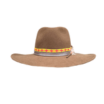 CHAPEU PRALANA 5X COLORADO III MARROM ESCURO ABA 10 220190313861