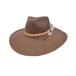 CHAPEU PRALANA 5X COLORADO III MARROM ESCURO ABA 10 220190313861