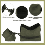 Sand Bag Tático Duplo Para Apoio Fechamento com Zíper 